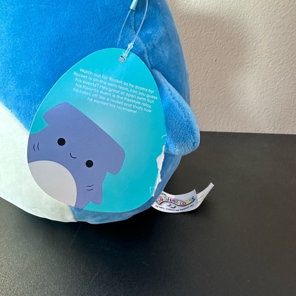 Squishmallow Rocket 8” Hammerhead shark - Picture 5 of 5